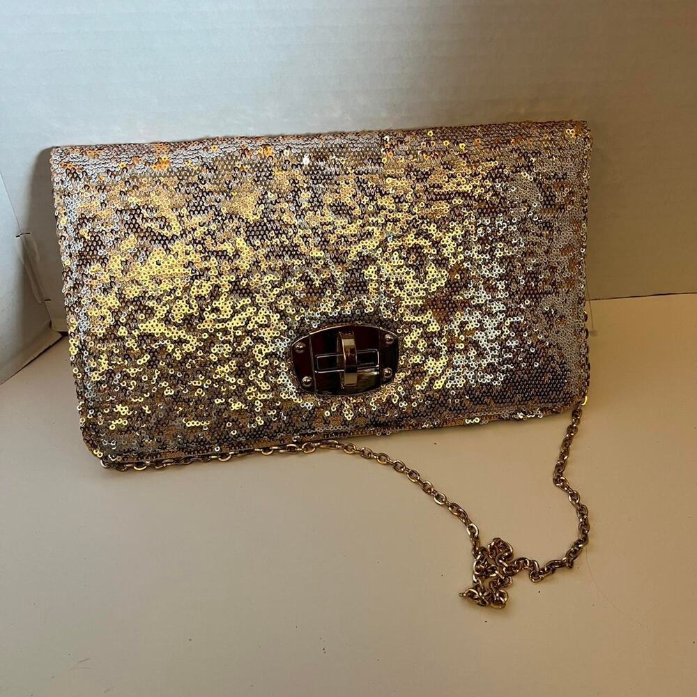 Fredericks of hollywood gold sequin